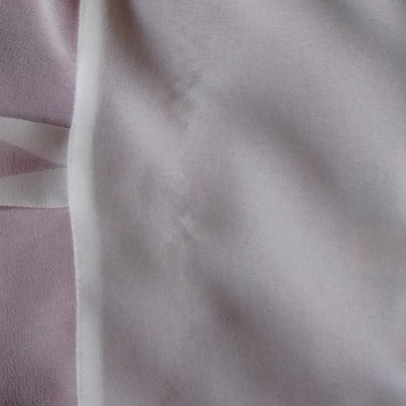 Ellen Tracy White Sheer Jeweled Long sleeve Blouse Size XS - Picture 4 of 4